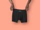 Men's boxer briefs with a fly SAXX Ultra Boxer Brief Fly Black.