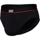 Men's comfortable SAXX NON-STOP STRETCH underwear with a fly - black.