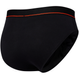 Men's comfortable SAXX NON-STOP STRETCH underwear with a fly - black.