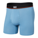 Men's elastic SAXX NON-STOP STRETCH Boxer Brief with fly - blue.