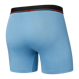 Men's elastic SAXX NON-STOP STRETCH Boxer Brief with fly - blue.