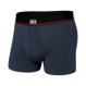 Men's elastic short SAXX NON-STOP STRETCH Trunk with fly - navy blue.