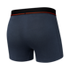 Men's elastic short SAXX NON-STOP STRETCH Trunk with fly - navy blue.