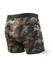 Men's quick-drying SAXX VIBE Boxer Brief Modern Fit in camouflage - brown.