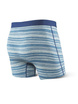 Men's quick-drying SAXX VIBE Boxer Brief Modern Fit in stripes - blue-gray.