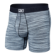 Men's quick-drying SAXX VIBE Boxer Briefs - blue melange.