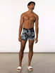 Men's quick-drying SAXX VIBE Boxer Briefs - camouflage blue.