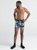 Men's quick-drying SAXX VIBE Boxer Briefs - camouflage blue.