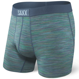 Men's quick-drying SAXX VIBE Boxer Briefs - cosmic melange green.