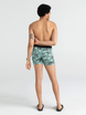 Men's quick-drying SAXX VIBE Boxer Briefs - green dollars.