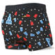 Men's short quick-drying SAXX VIBE Trunk boxer briefs - black.