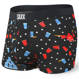 Men's short quick-drying SAXX VIBE Trunk boxer briefs - black.