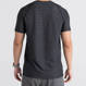 Men's short-sleeved sports t-shirt made from recycled materials SAXX HOT SHOT - blue.