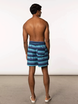 Men's swim shorts with 2-in-1 pockets SAXX OH BUOY - seaside dawn - blue.