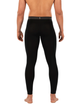 Men's thermal active leggings with long legs SAXX ROAST MASTER Tight - black.