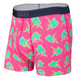 Men's trekking / sports boxers with the Saxx Quest Boxer Brief Fly pink drain