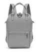 Mini women's anti-theft backpack Pacsafe Citysafe CX Econyl® - light gray