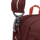 Pacsafe Go anti-theft shoulder city bag - burgundy