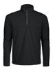 Polar Melton Half Zip D.A.D - Black