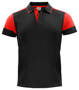 Prime Polo polo shirt by Printer in black - red.