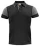 Prime Polo shirt by Printer - Black - Grey.