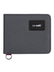 RFIDsafe recycled anti-theft double wallet - dark grey