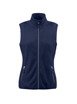 Sleeveless Sideflip Lady vest by Printer Red Flag - Navy Blue.