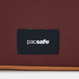 Small urban anti-theft bag Pacsafe Go - burgundy.