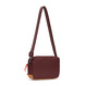 Small urban anti-theft bag Pacsafe Go - burgundy.