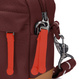 Small urban anti-theft bag Pacsafe Go - burgundy.