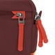 Small urban anti-theft bag Pacsafe Go - burgundy.