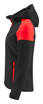 Softshell with detachable hood Prime Softshell Lady by Printer - Black - Red.