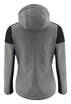 Softshell with detachable hood Prime Softshell Lady by Printer - Gray - Black.