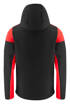 Softshell with detachable hood Prime Softshell by Printer - Black - Red.