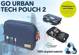 TROIKA go urban tech pouch 2 cable organizer - navy blue