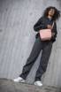 The foldable women's anti-theft handbag Pacsafe Citysafe CX Econyl® - pink.