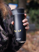 Thermal Mug Contigo West Loop 470 ml - Matte Black - Cat Eyes