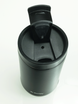 Thermal coffee mug 2-in-1 Dr.Bacty Notus 360 ml - Away - black.