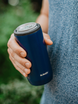 Thermal coffee mug 2-in-1 Dr.Bacty Notus 360 ml - navy blue.