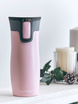 Thermal mug Contigo West Loop 2.0 with custom inscription-engraved - Millenial pink