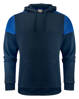 Two-tone Prime Hoodie sweatshirt by Printer - Navy blue - blue.