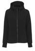 Unzippable women's hoodie Anzac Fz Hood Woman D.A.D - Black.