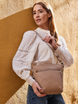 Women's anti-theft handbag Pacsafe W - beige