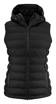 Women's quilted winter sleeveless jacket Woodlake Heights Vest Woman by Harvest - Black.