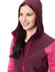 Women's sports jacket with Vaude Tremalzo wool - red