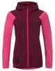 Women's sports jacket with Vaude Tremalzo wool - red