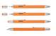 multifunctional ballpoint pen TROIKA construction - orange.