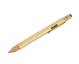 multifunctional pen TROIKA construction - gold.