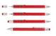 multifunctional pen TROIKA construction - red.