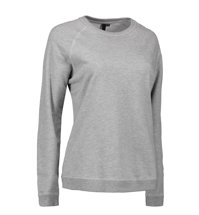 Damen-Freizeitkern O-Neck Grey Melange Brand ID, Grau